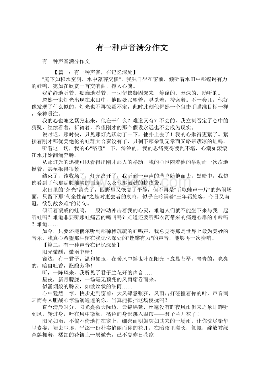 有一种声音满分作文文档格式.docx