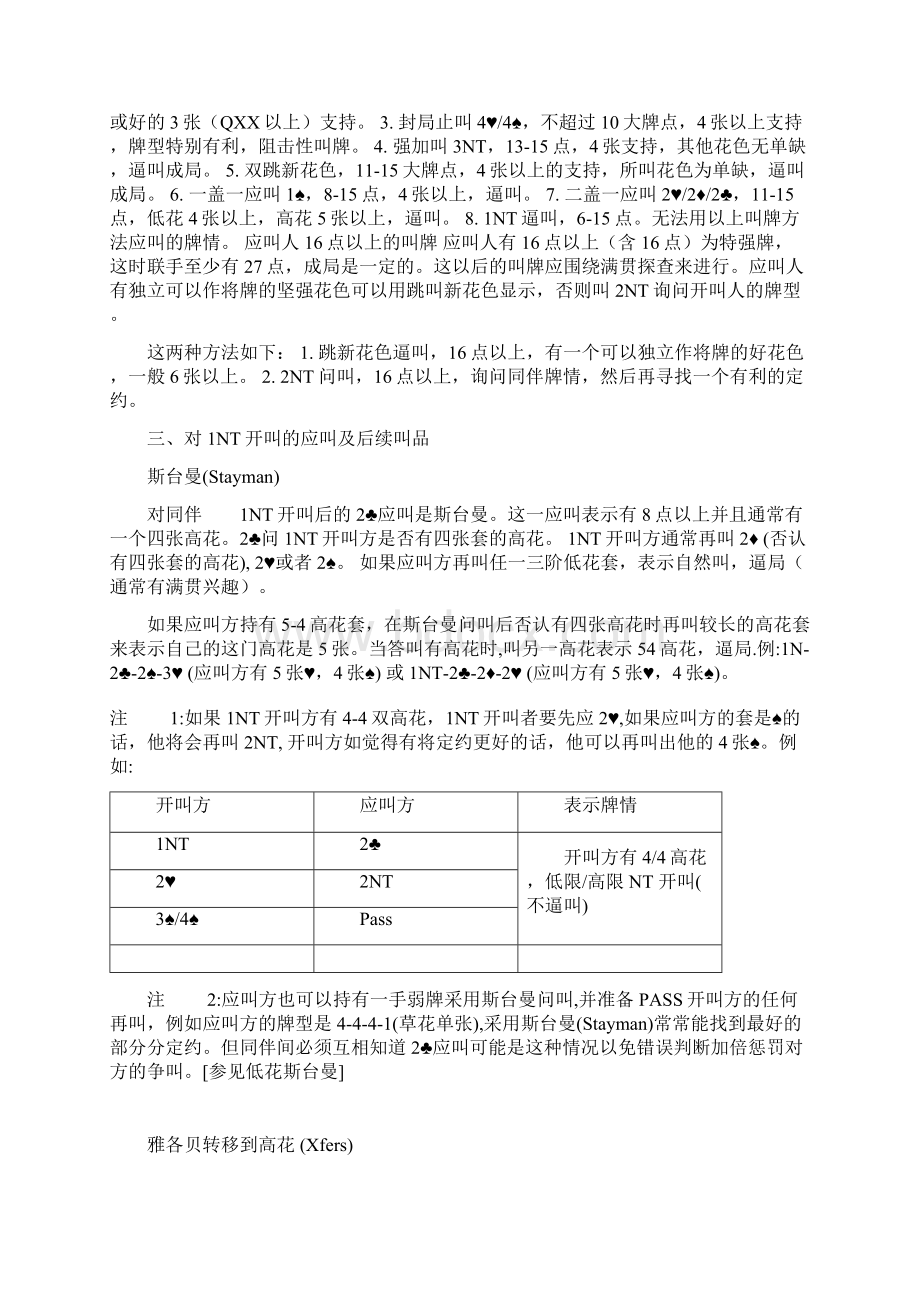 对CCBA标准自然叫牌体系的总结Word文档下载推荐.docx_第3页