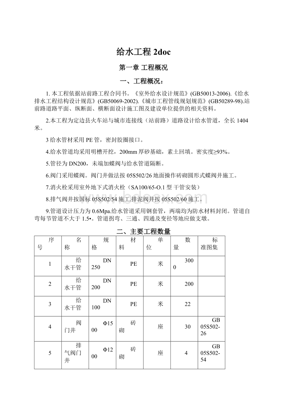 给水工程2docWord文档下载推荐.docx