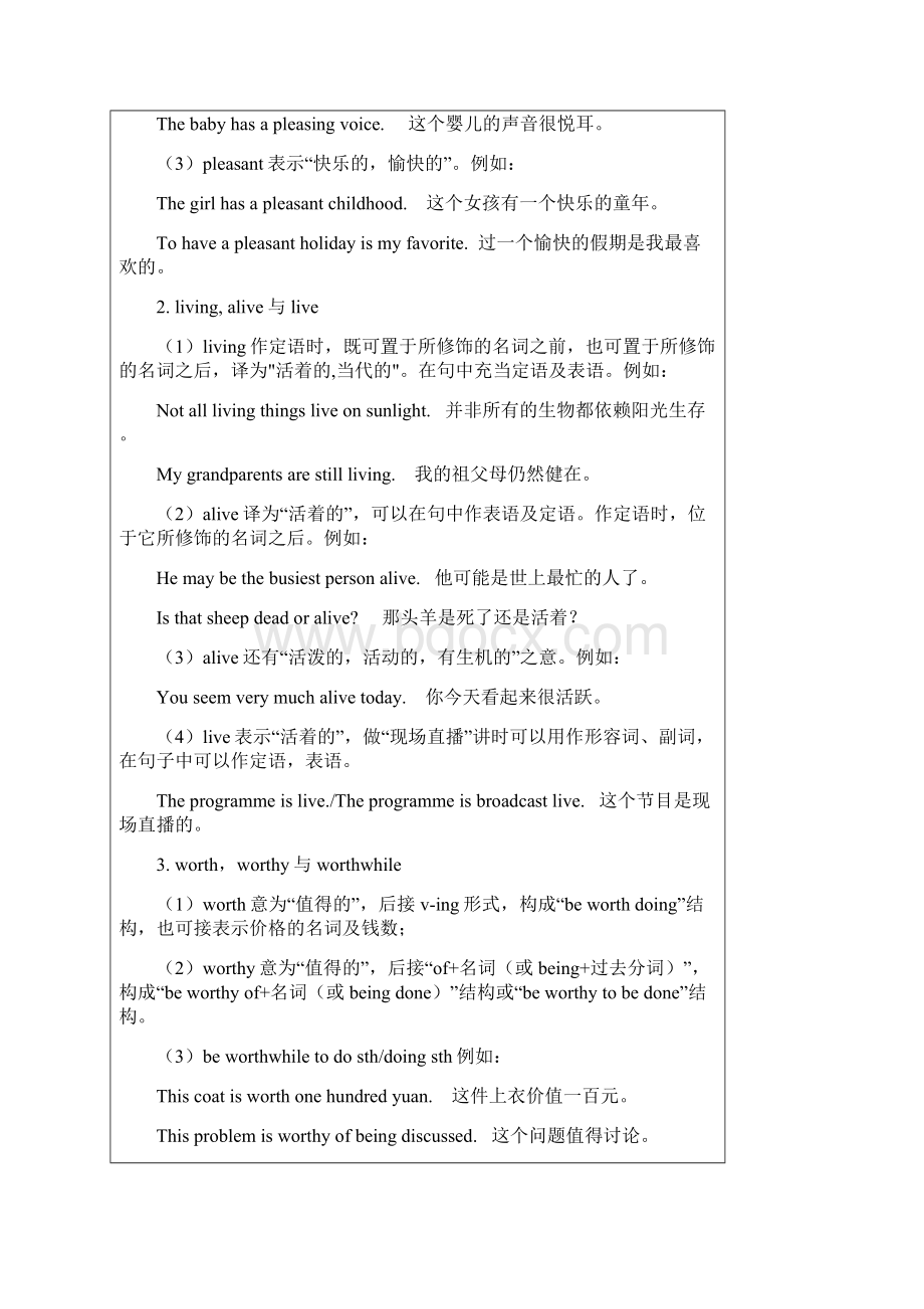 高考英语一轮复习每日一题第5周形容词辨析.docx_第2页