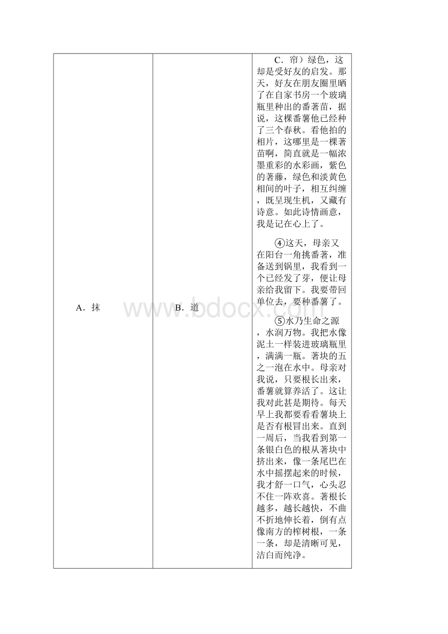 人教版七年级下学期期中语文试题练习.docx_第2页