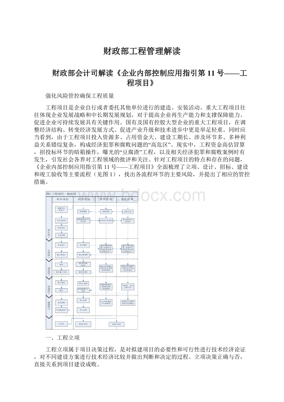 财政部工程管理解读Word文档下载推荐.docx