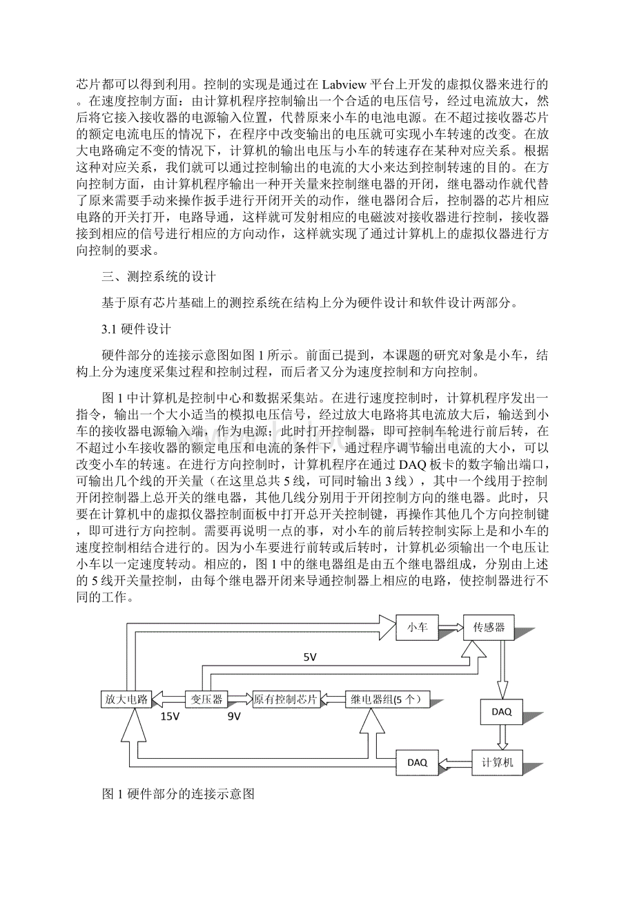 基于虚拟仪器技术的小车测控系统.docx_第2页