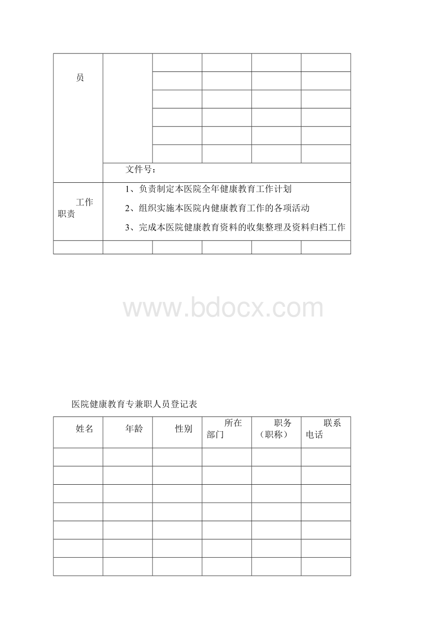 医院健康教育工作台帐文档格式.docx_第3页