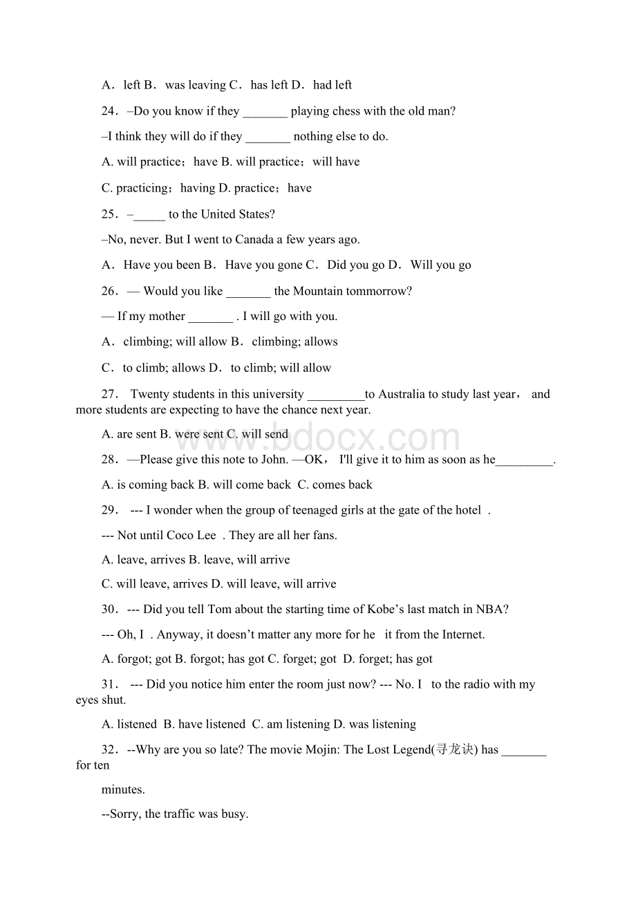 中考英语时态专项练习02.docx_第3页