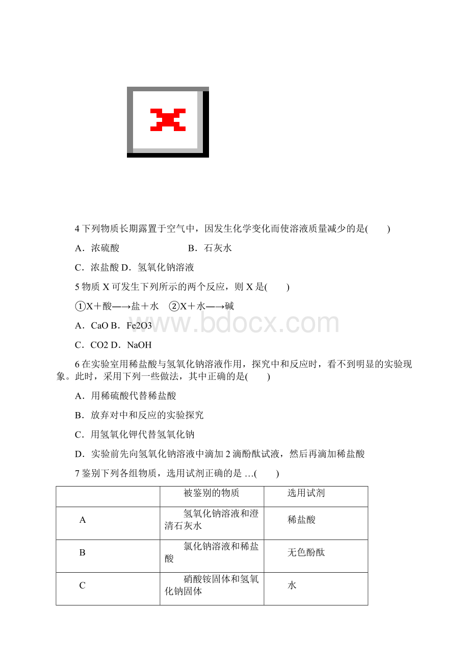 最新人教版九年级化学下册第十单元《酸和碱》单元测试.docx_第2页