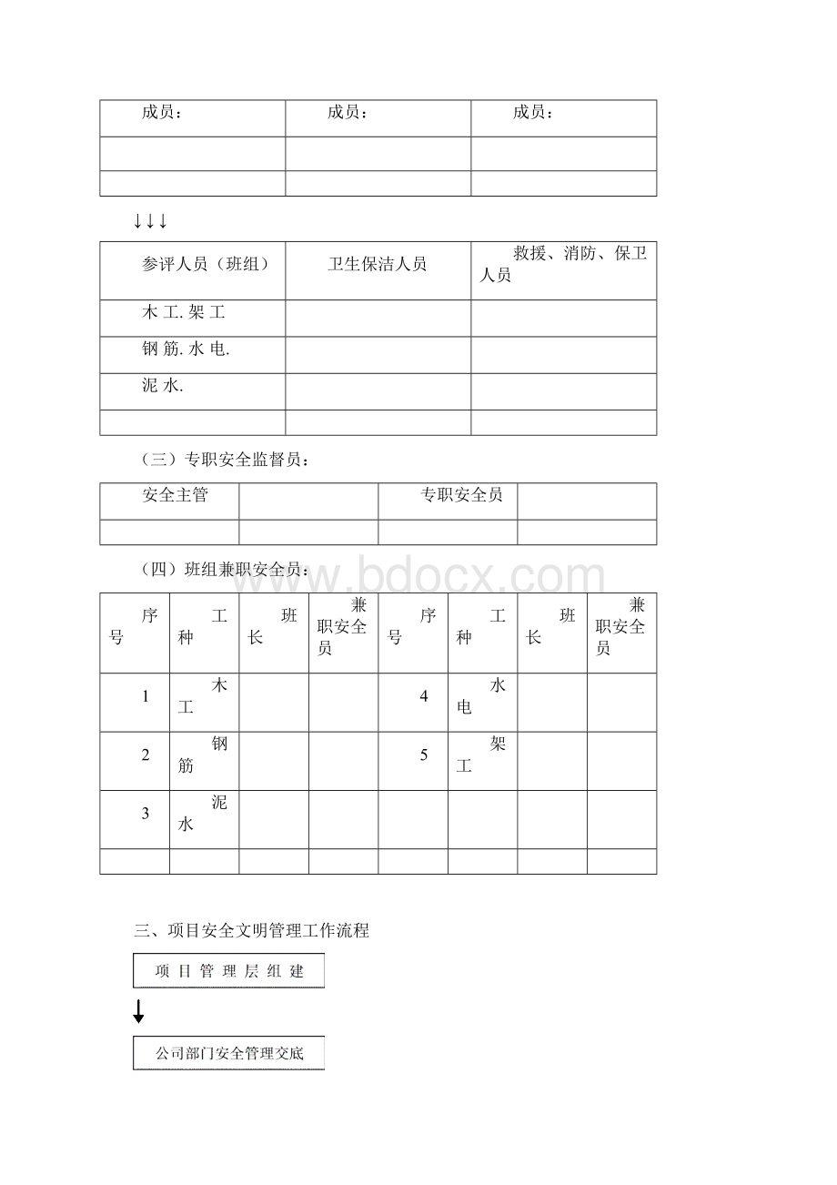 一项目部安全管理保证体系文档格式.docx_第3页