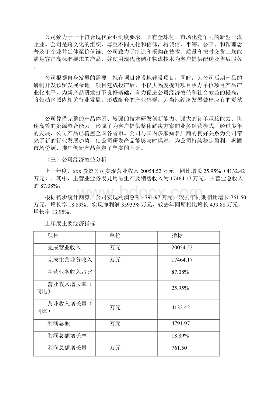 婴儿用品项目可行性研究报告Word格式.docx_第2页