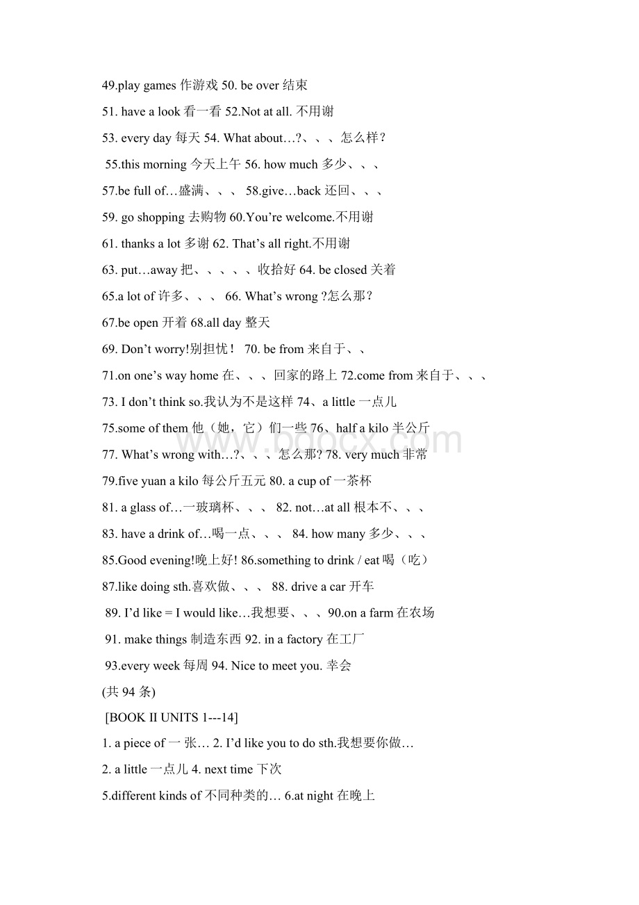 初中英语习惯用语集锦文档格式.docx_第2页