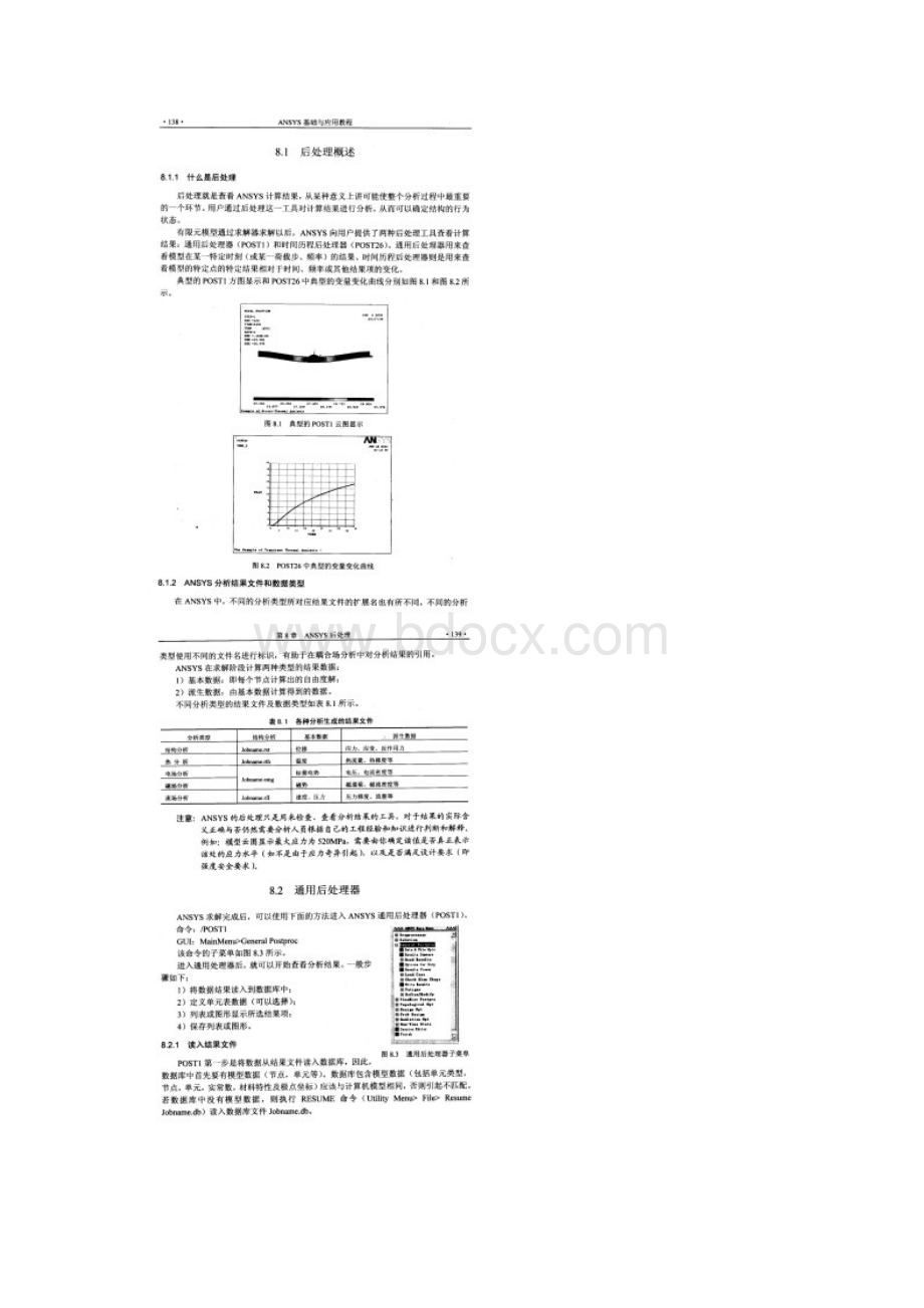 《ANSYS基础与应用教程》第8章 ANSYS后处理.docx_第2页