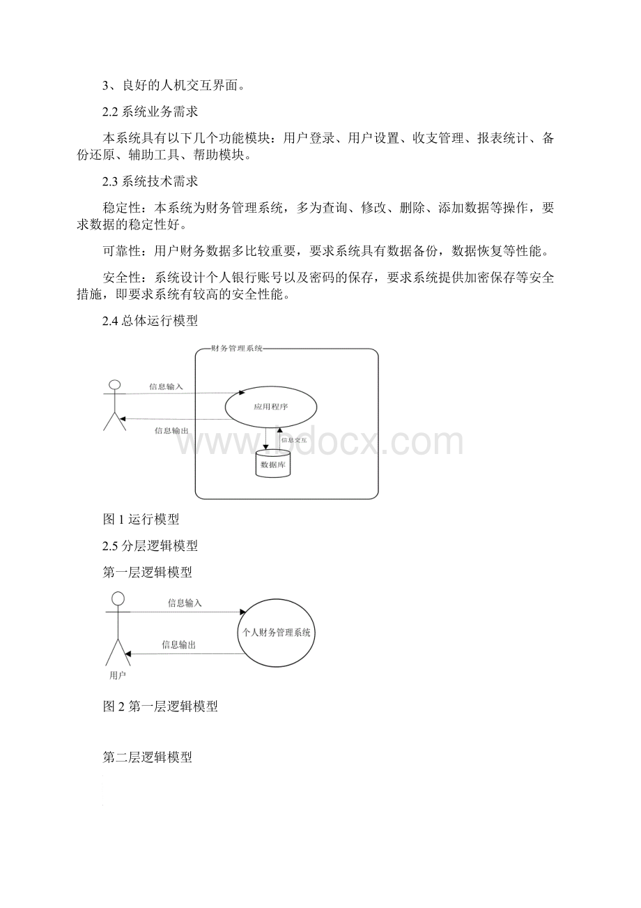 个人财务管理系统设计报告文档格式.docx_第2页