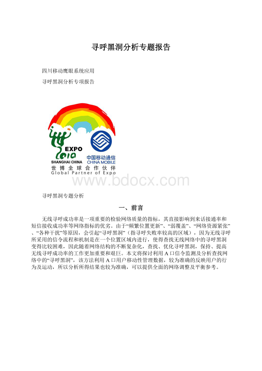 寻呼黑洞分析专题报告Word下载.docx_第1页