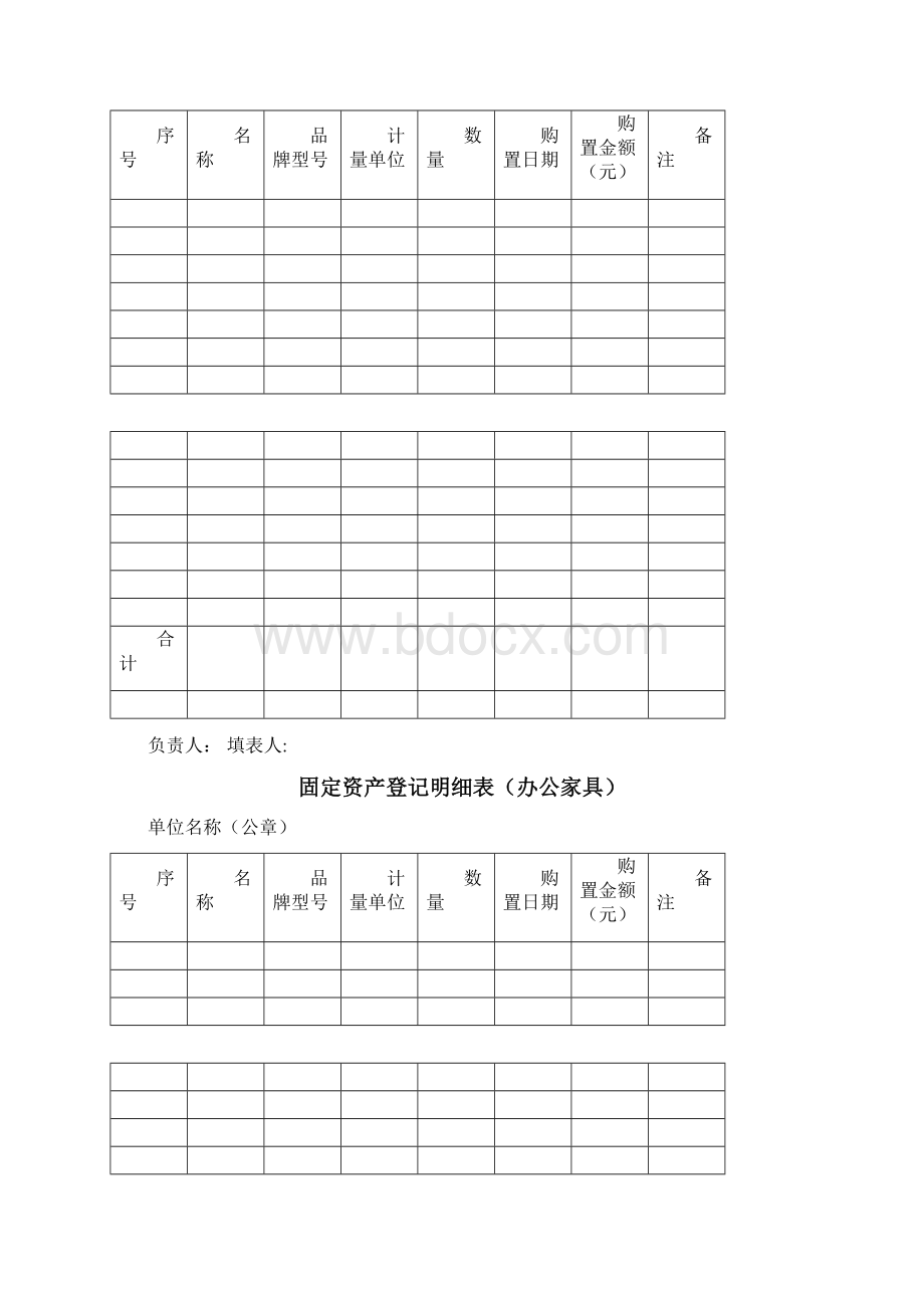 行政事业单位资产划转交接表Word格式.docx_第3页