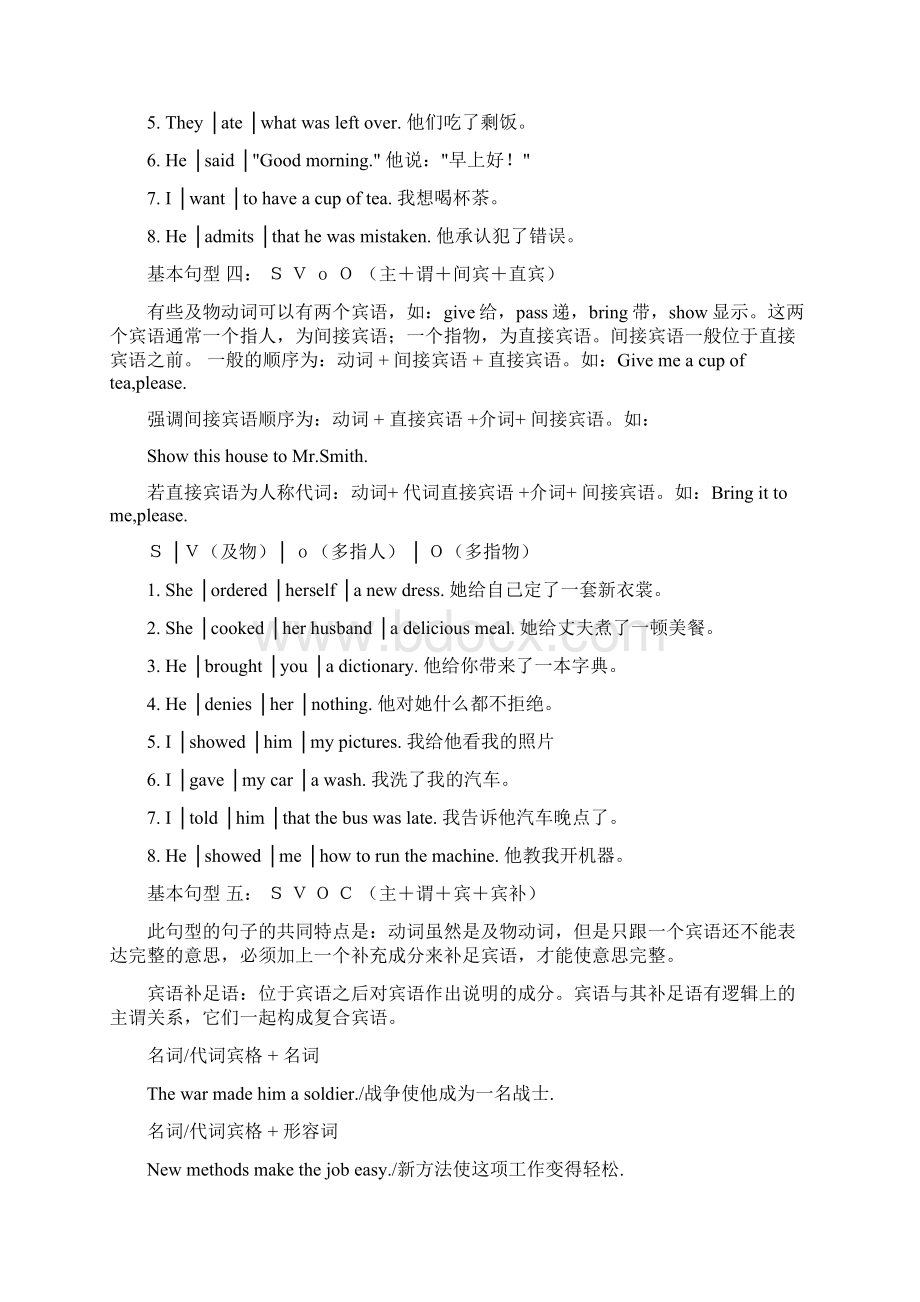 高中英语句子成分分析及练习教师版文档格式.docx_第3页