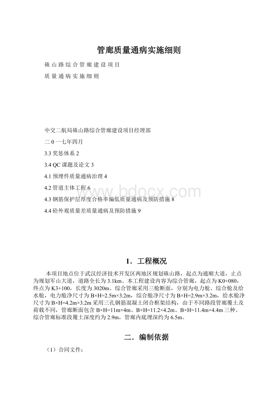 管廊质量通病实施细则.docx