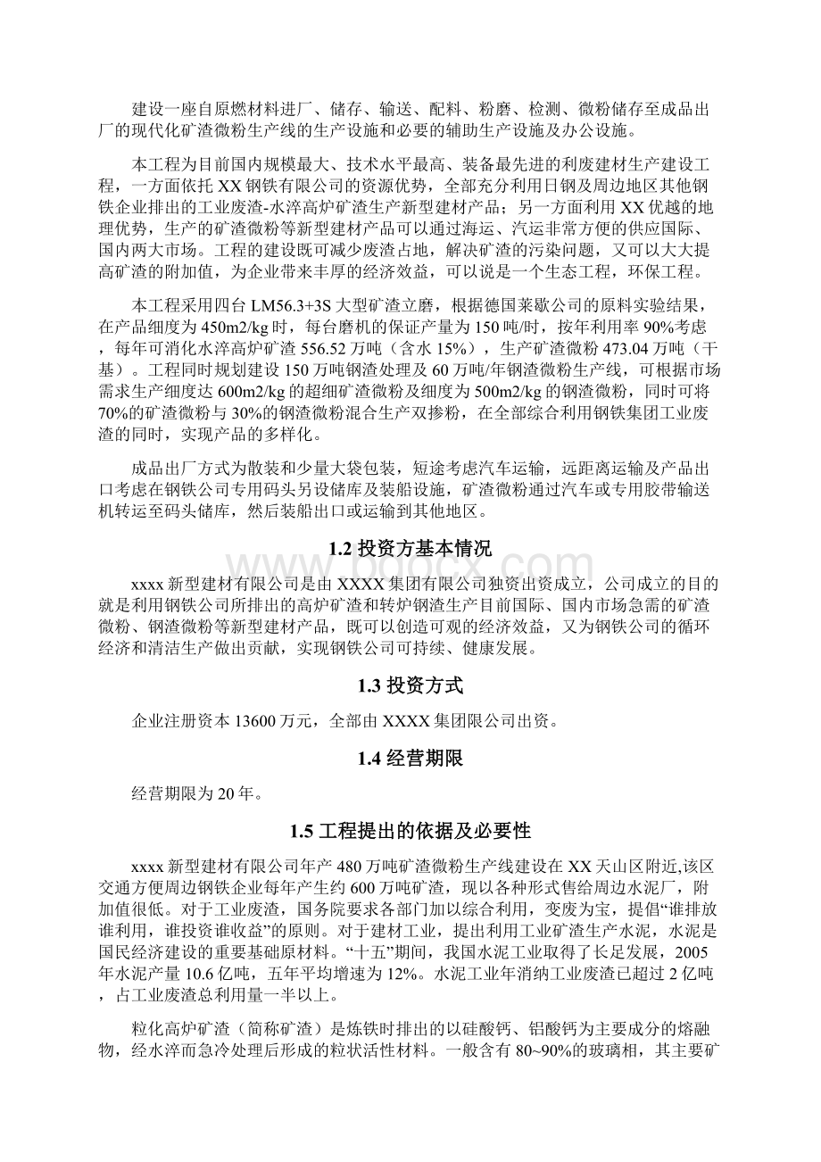 项目申请报告初稿修改万吨正式稿Word格式文档下载.docx_第2页