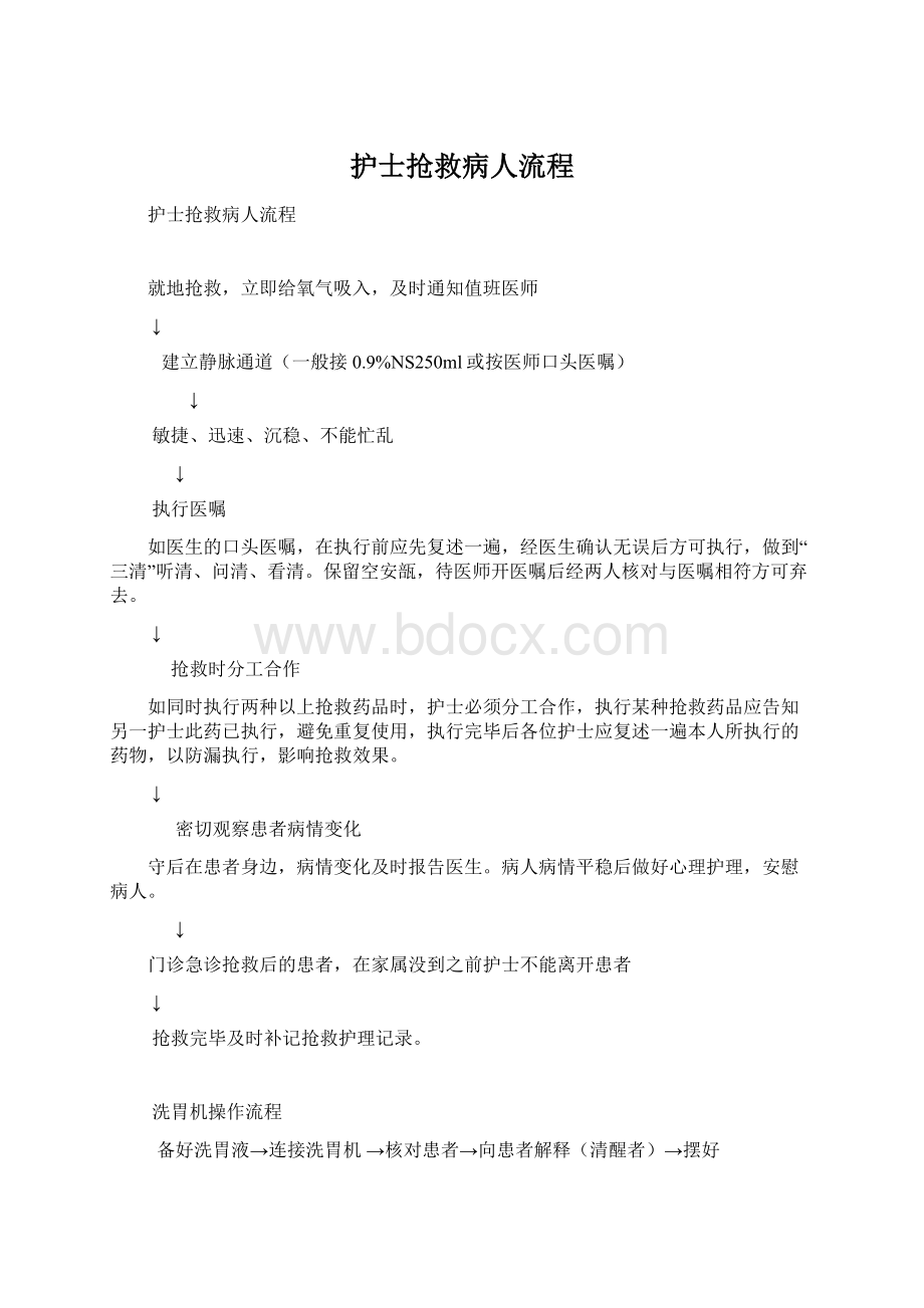 护士抢救病人流程Word文档格式.docx_第1页