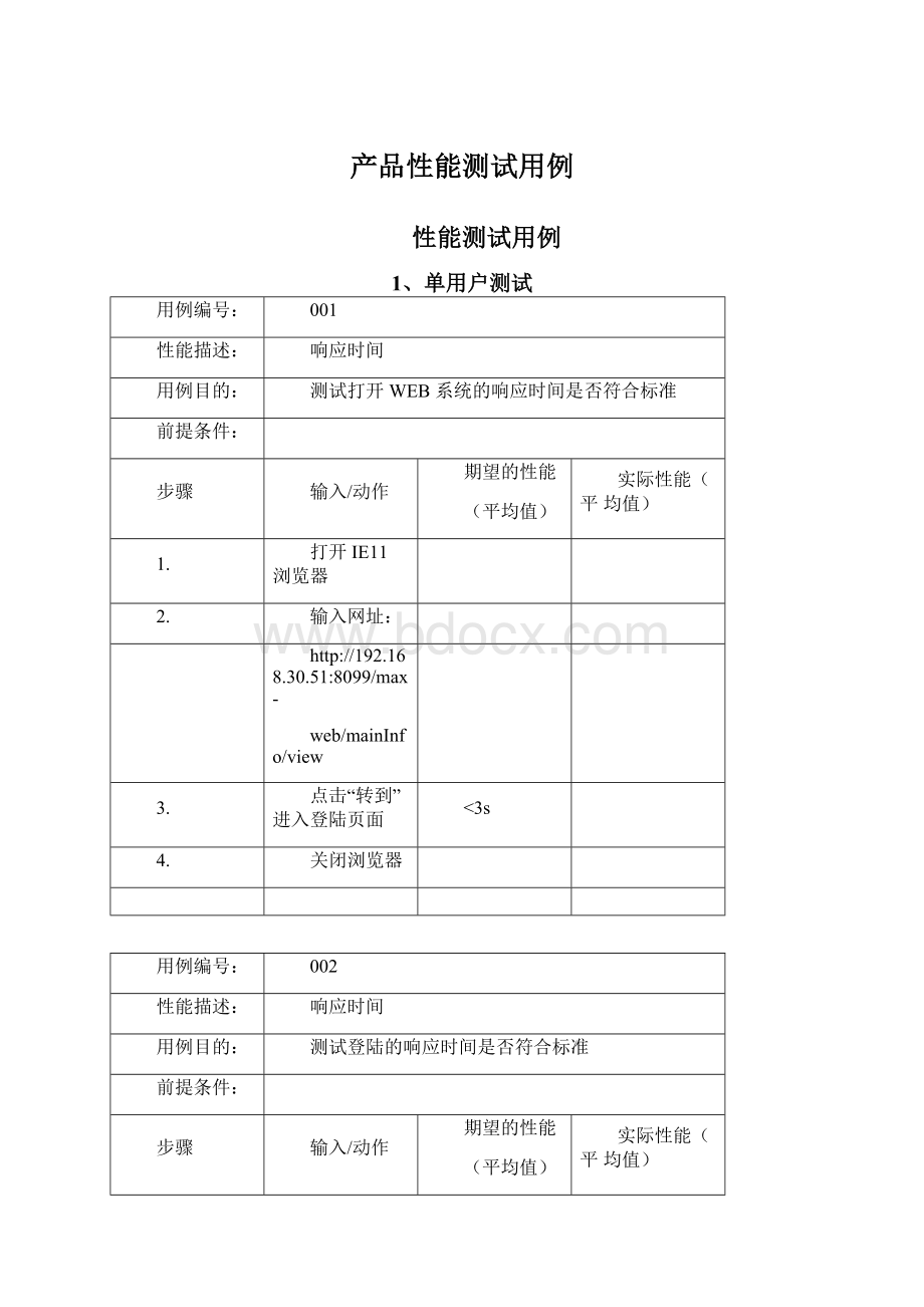 产品性能测试用例.docx_第1页