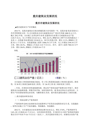 重庆建筑业发展状况.docx