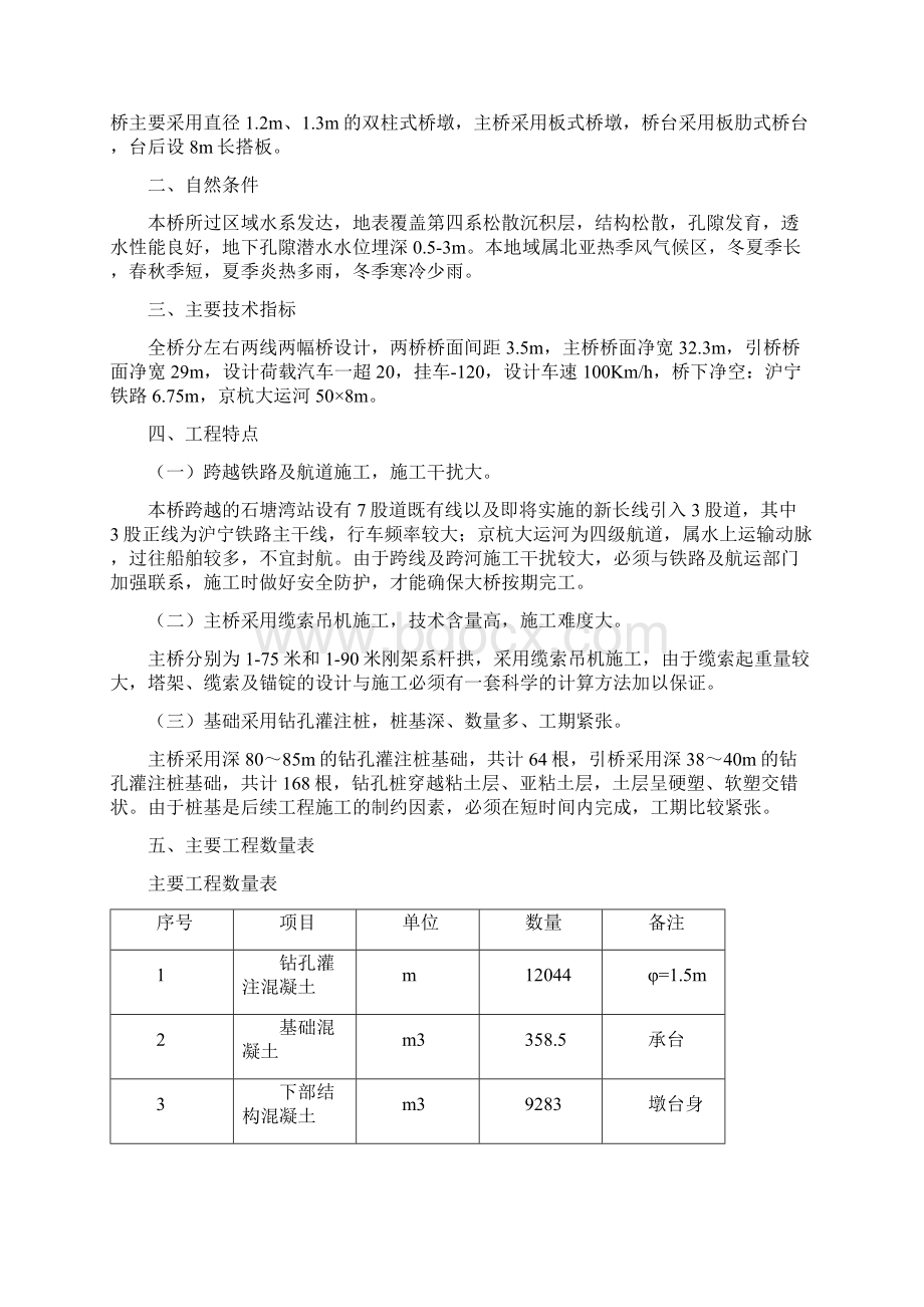 高速公路京杭运河大桥施工组织设计方案Word格式.docx_第2页