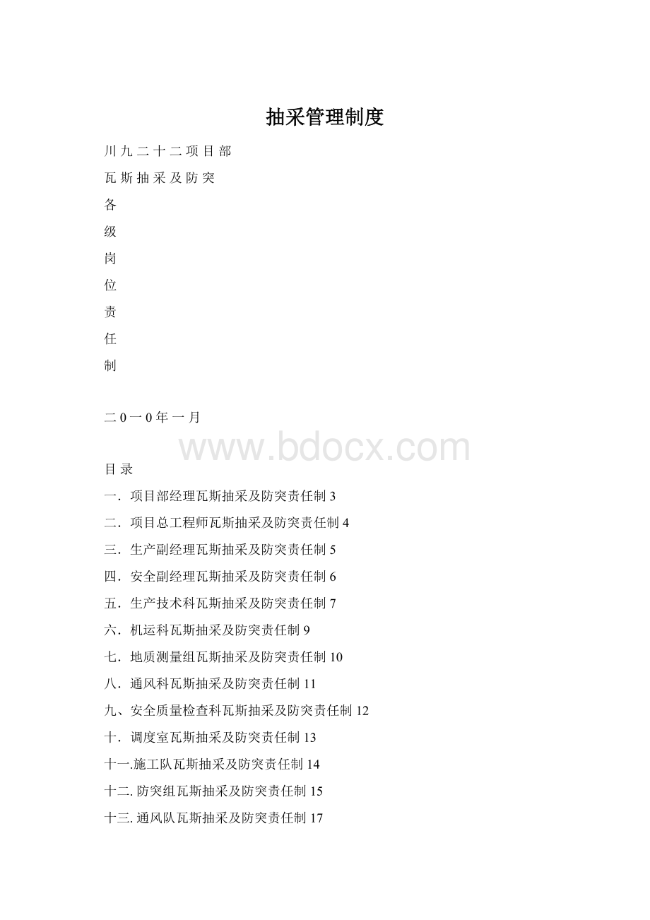 抽采管理制度.docx_第1页