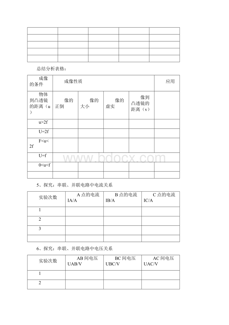 初中物理实验记录表格.docx_第2页