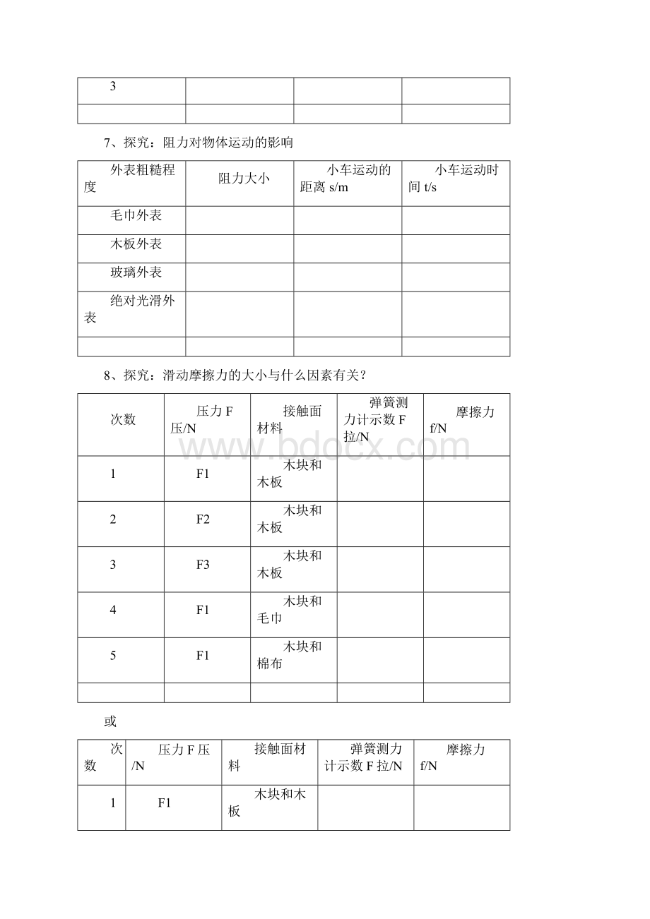 初中物理实验记录表格.docx_第3页