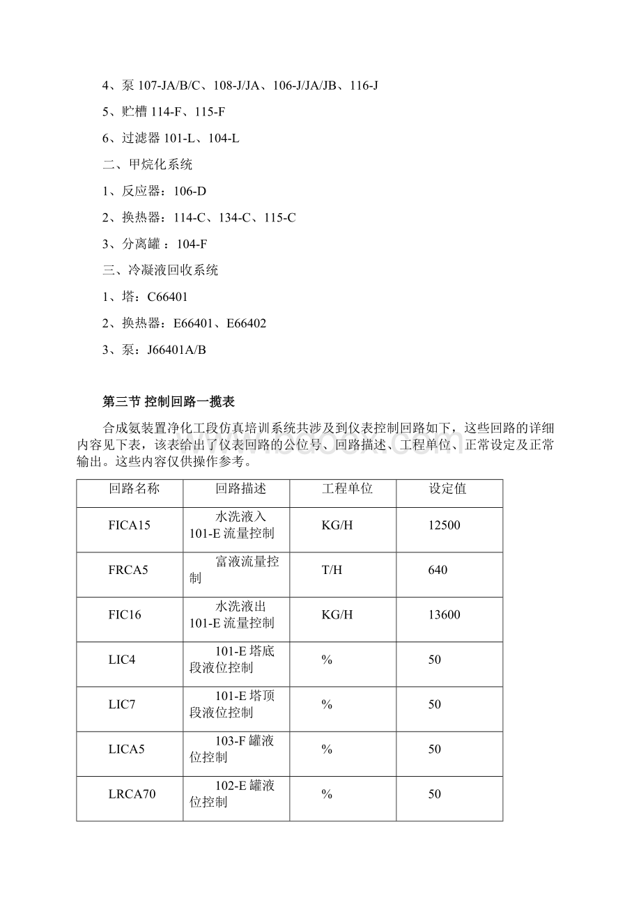 合成氨工艺净化工段仿真软件.docx_第3页