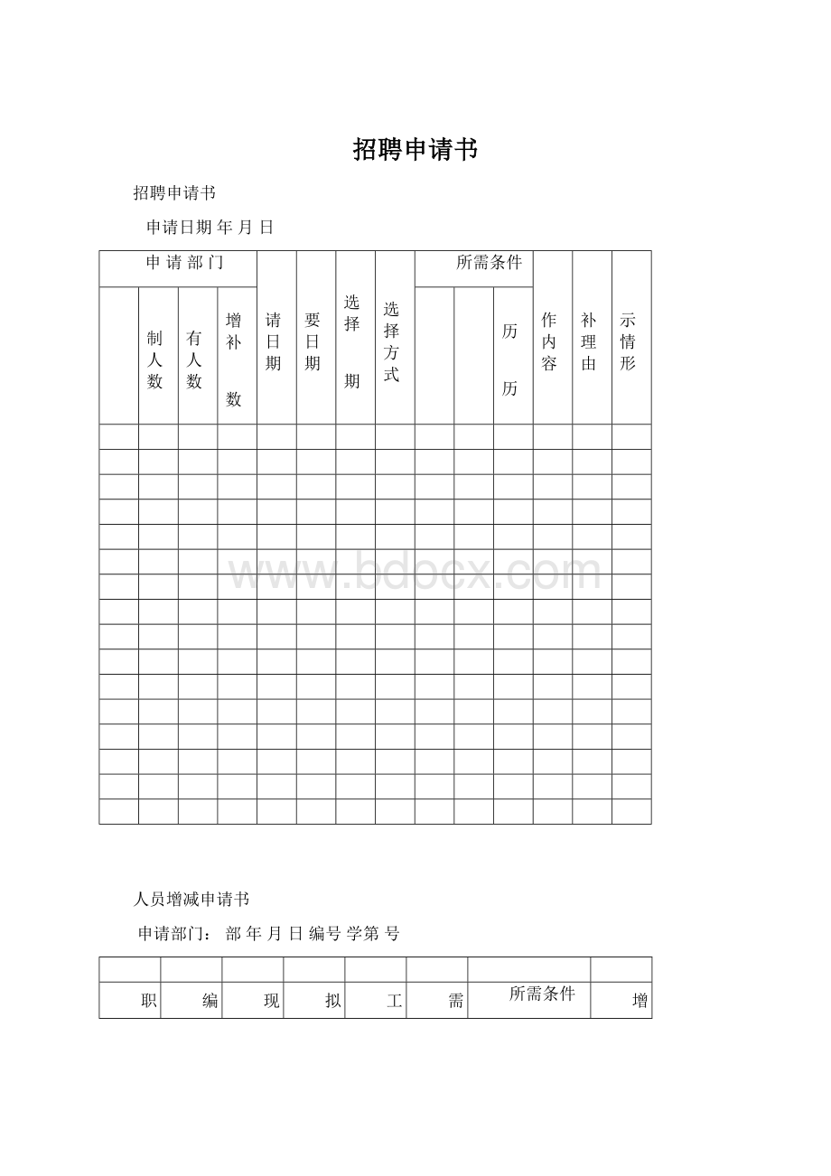 招聘申请书Word下载.docx_第1页