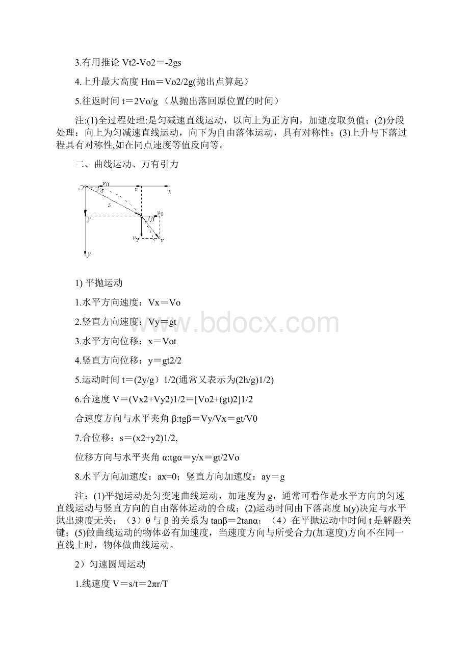 秋高中物理公式大全最终极版doc.docx_第2页