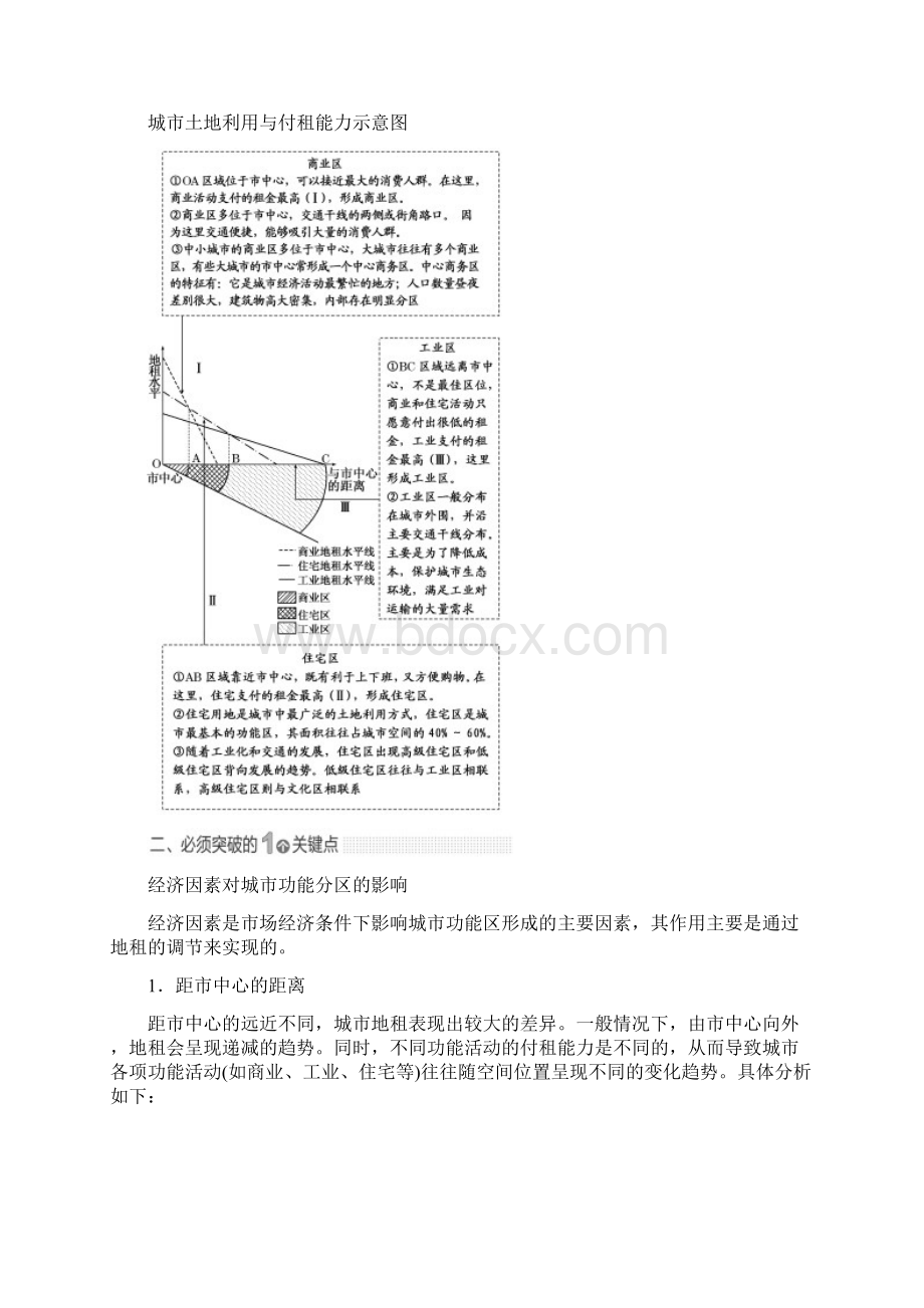 精编高考地理总复习第6章《城市的空间结构与城市化》导学案含答案Word文档格式.docx_第3页