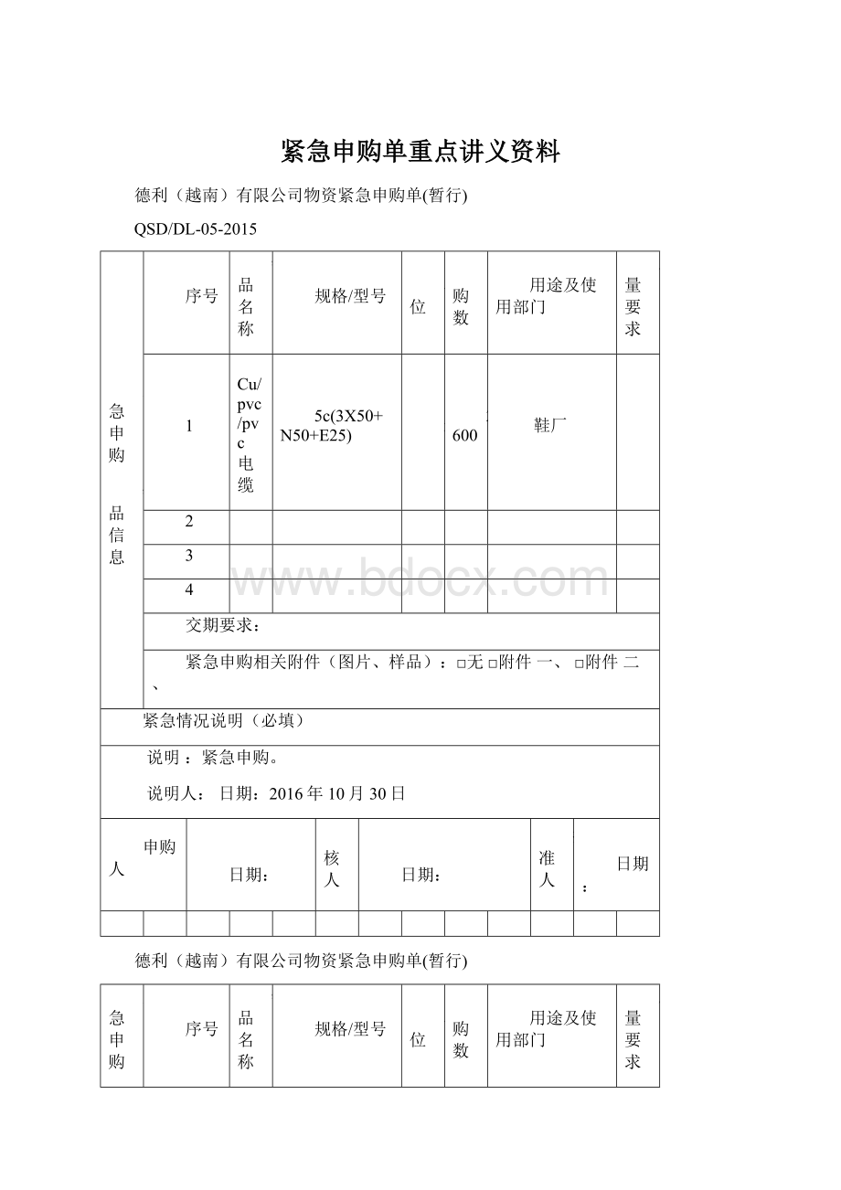 紧急申购单重点讲义资料.docx_第1页