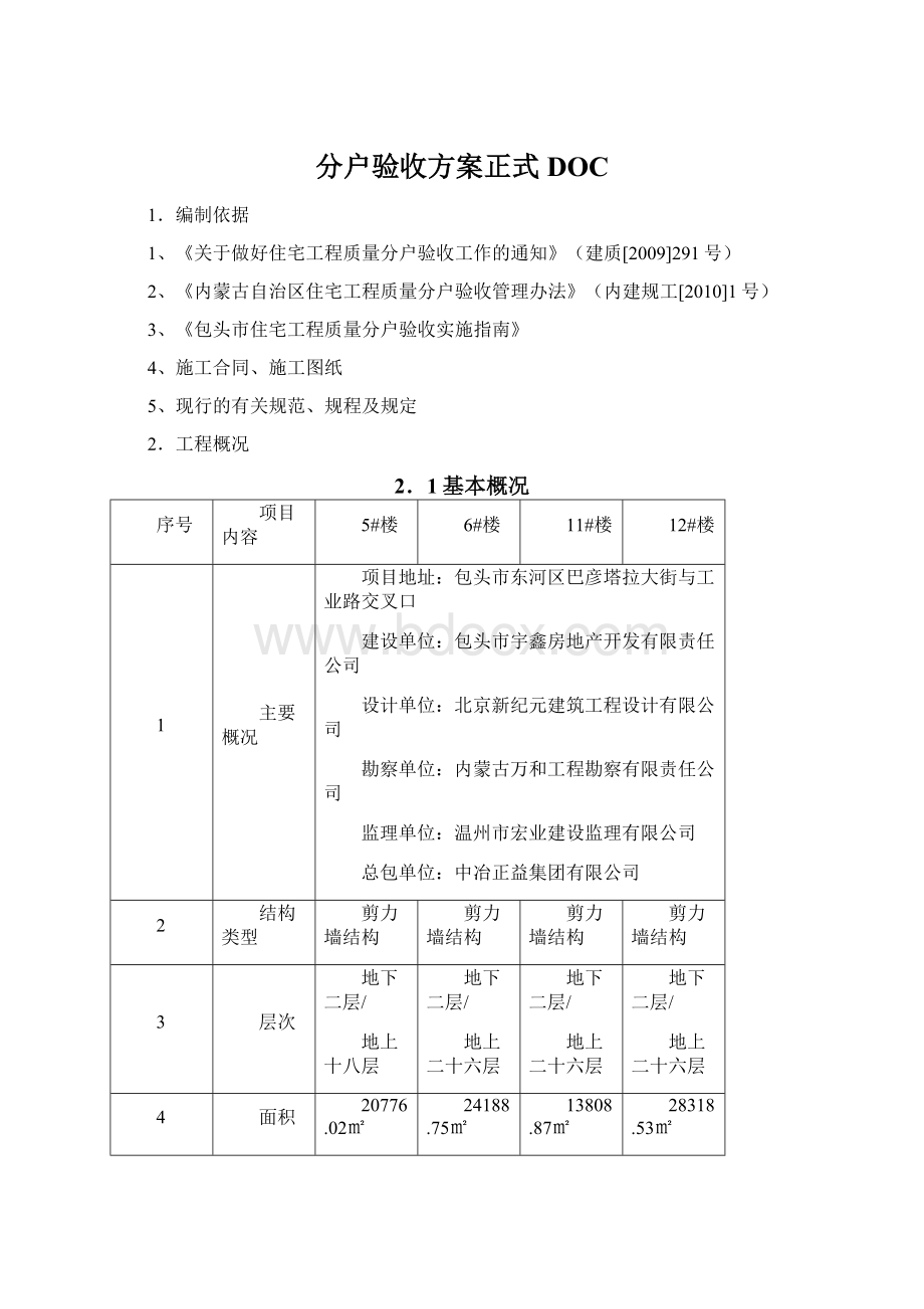 分户验收方案正式DOC.docx