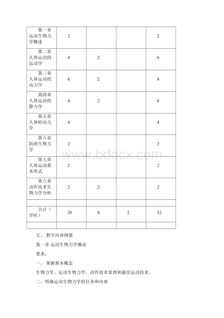 《运动生物力学》教学大纲.docx_第2页