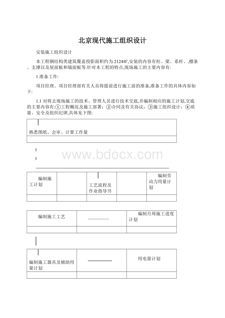 北京现代施工组织设计Word格式文档下载.docx_第1页