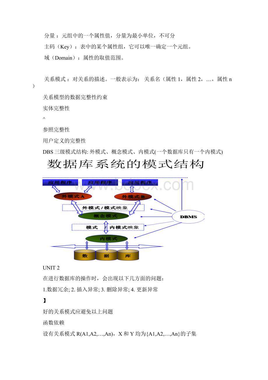 数据库知识点整理全Word文档下载推荐.docx_第3页