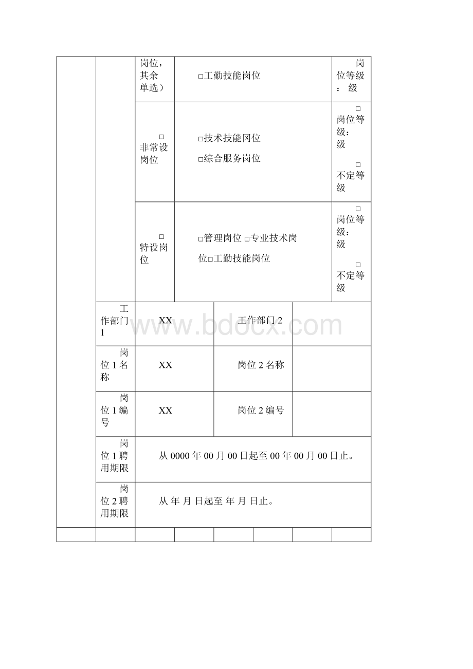 深圳市事业单位工作人员聘用合同文档格式.docx_第3页