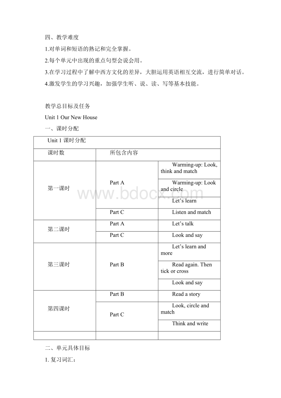 陕旅版小学英语93页四年级下册全册优质课教案 1文档格式.docx_第3页