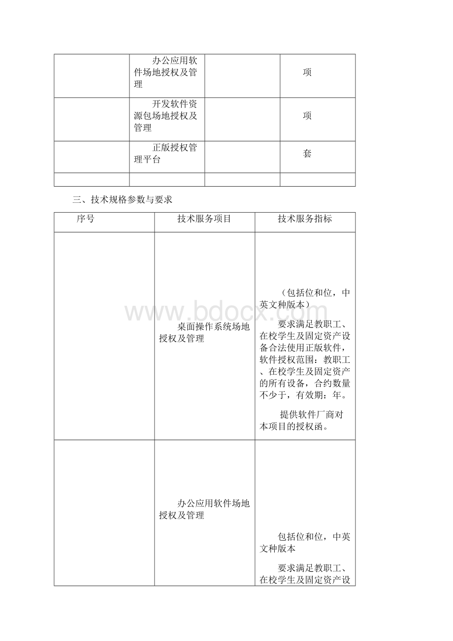 第八章服务需求一览表及项目要求.docx_第2页