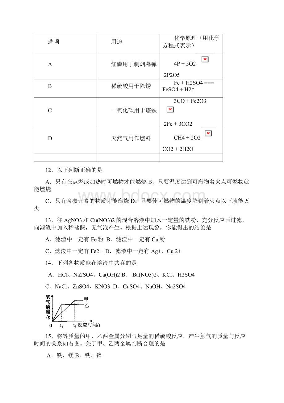 南昌市中考化学试题及答案Word文档格式.docx_第3页