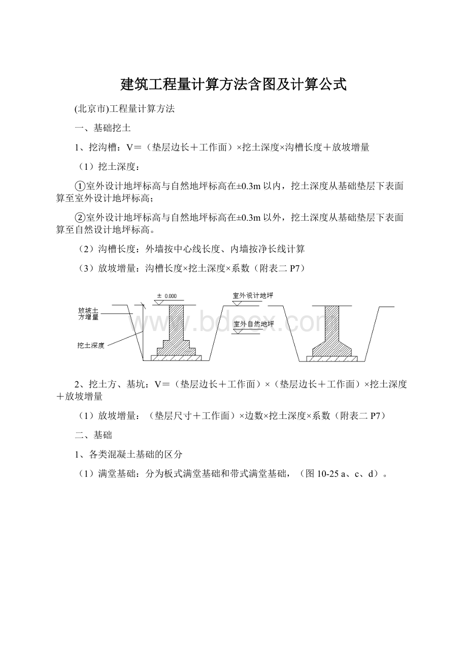 建筑工程量计算方法含图及计算公式.docx