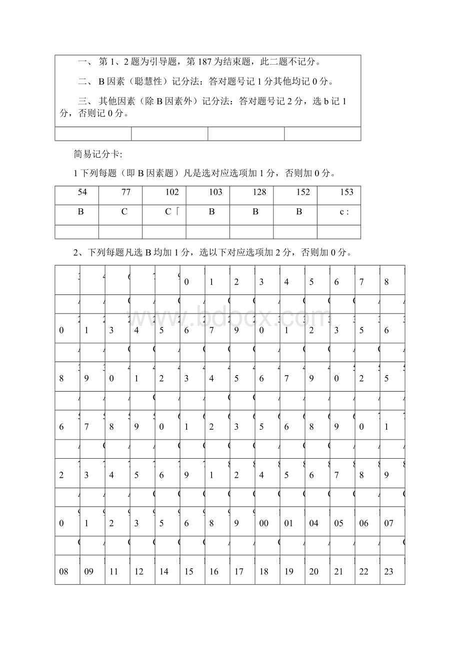 16PF人格测试计分方法与因素分析.docx_第3页