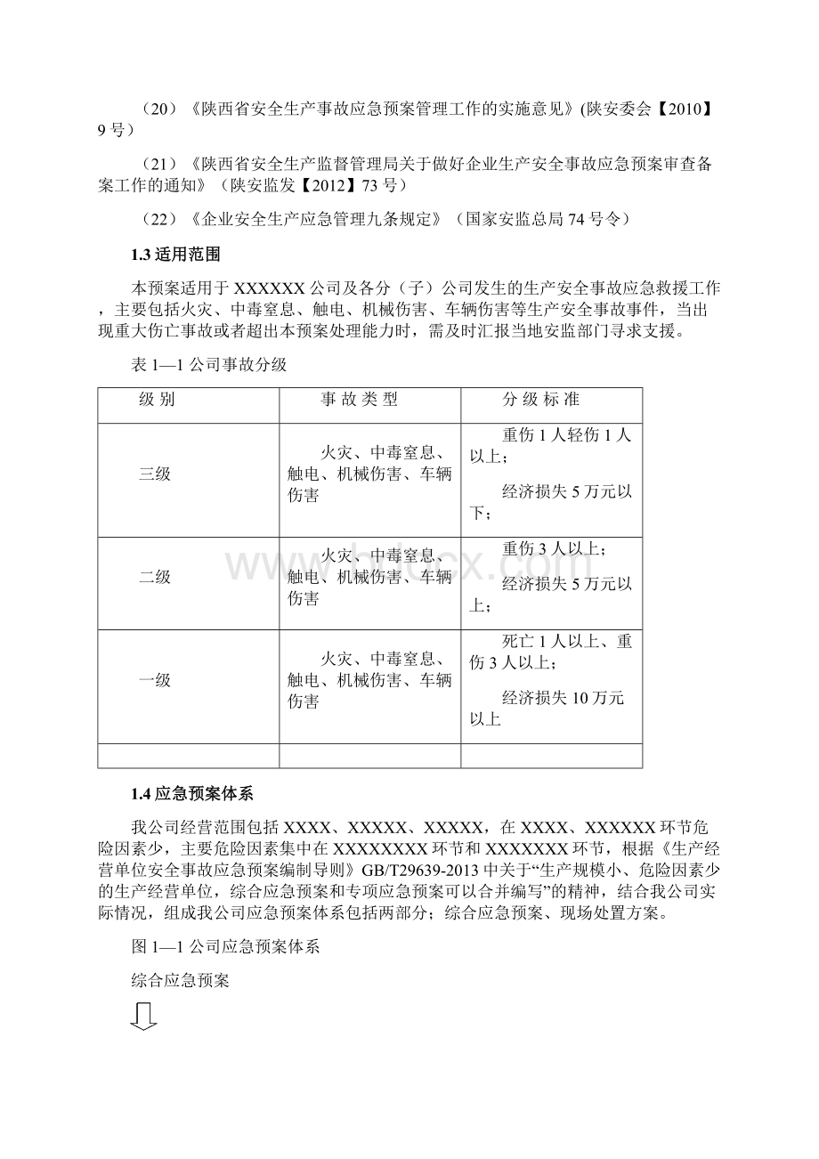 应应急处理预案模板Word格式文档下载.docx_第3页