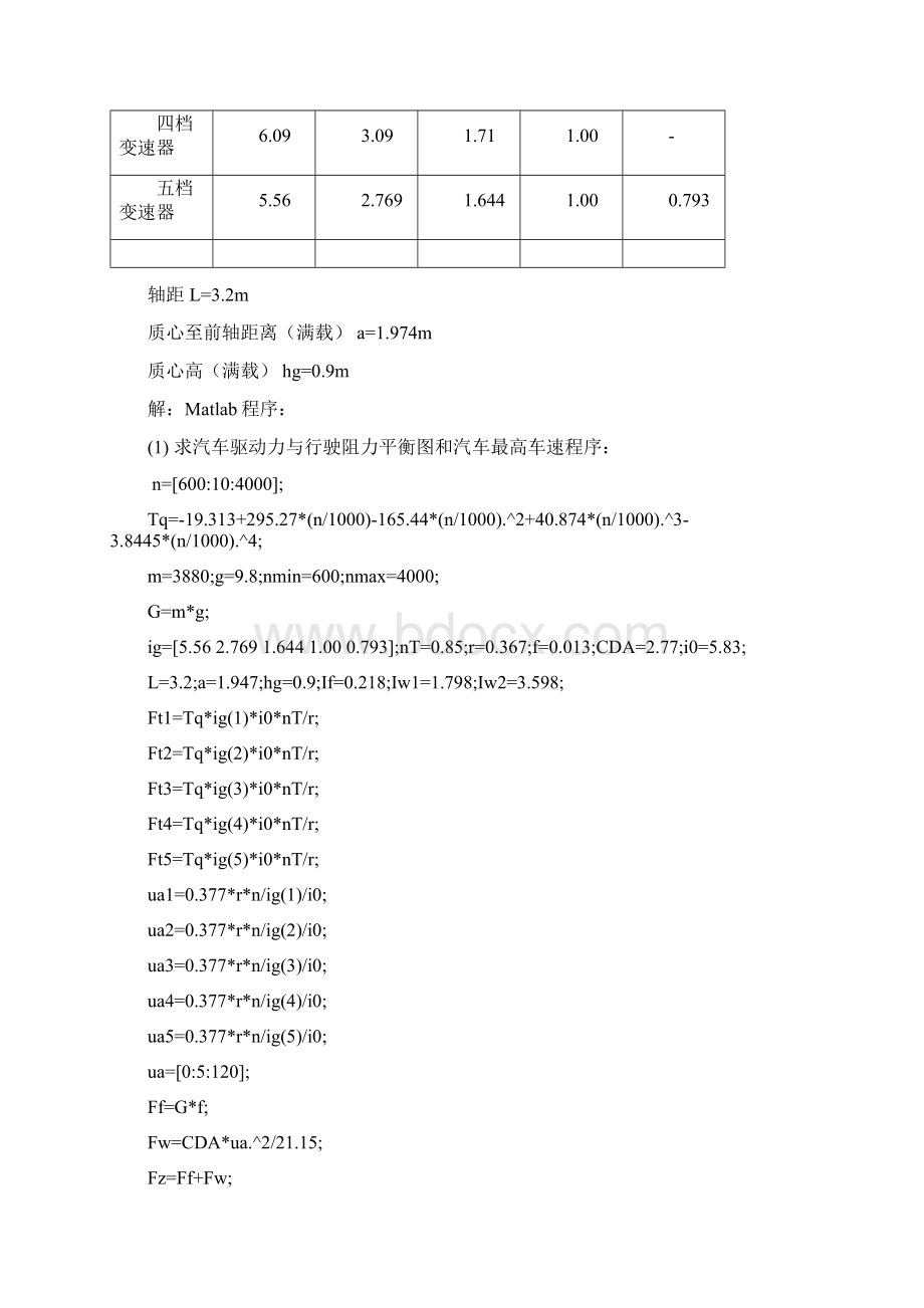 汽车理论课后习题Matlab程序2.docx_第2页