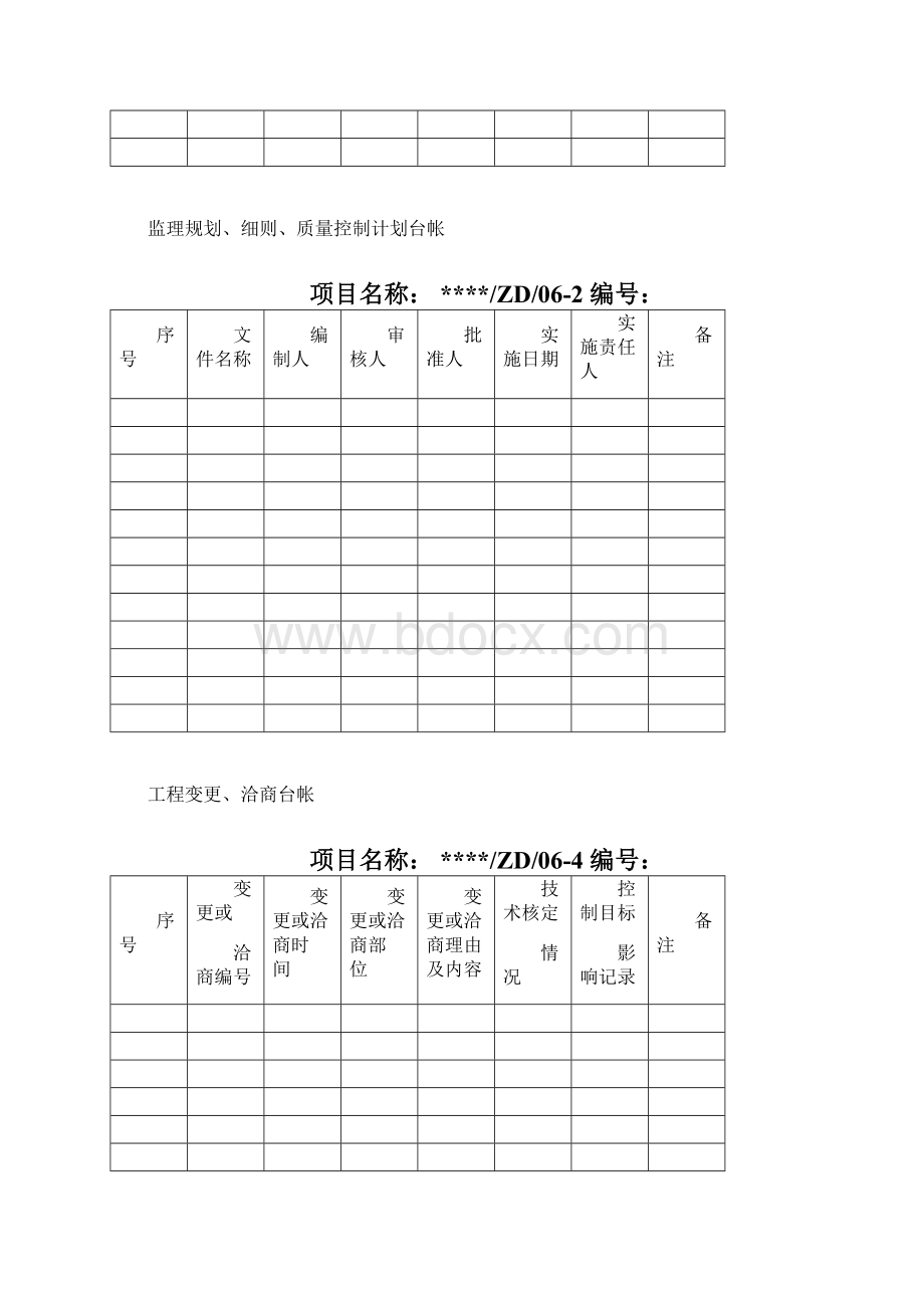 监理台帐标准表格Word下载.docx_第2页