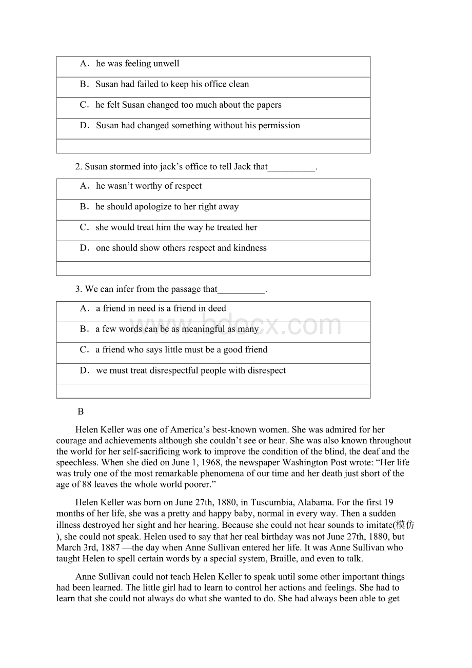 高二英语月考试题新 版新人教版1Word文档下载推荐.docx_第2页