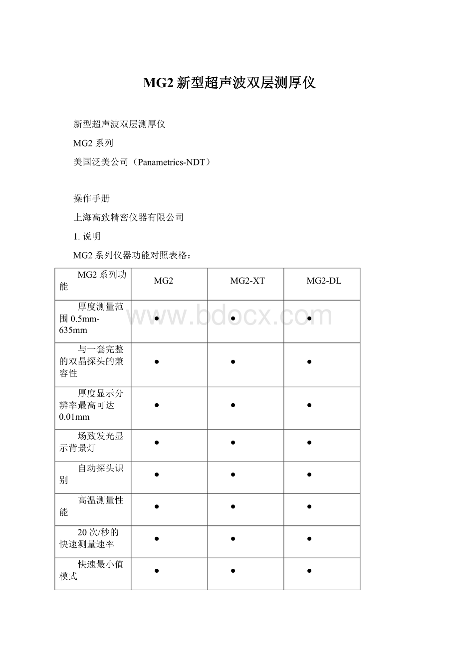 MG2新型超声波双层测厚仪.docx_第1页