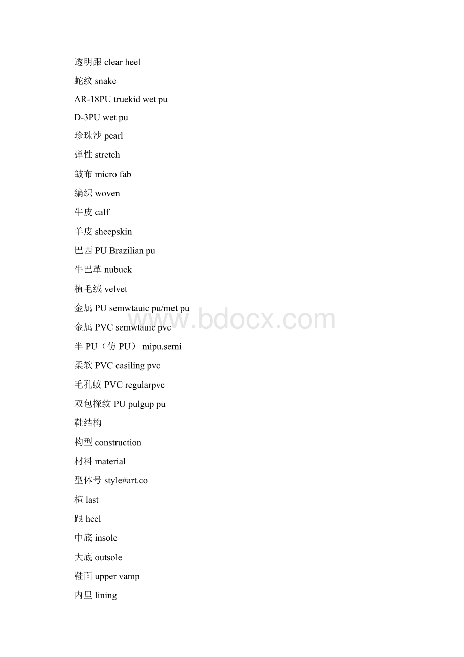 鞋业英语大全Word文档下载推荐.docx_第3页