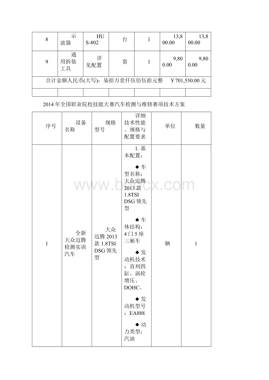 全国职业院校技能大赛汽车检测与维修赛项技术方.docx_第2页