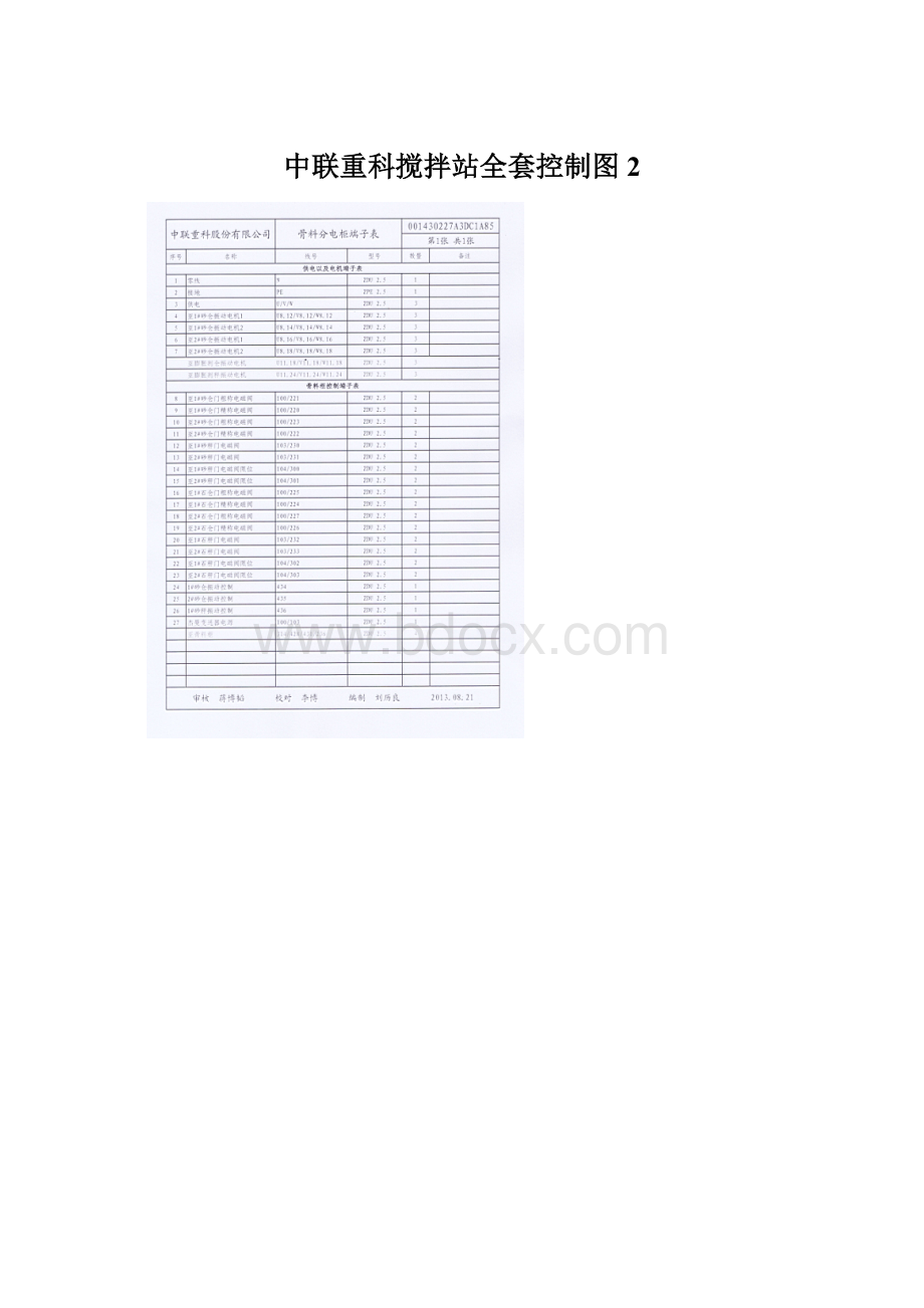 中联重科搅拌站全套控制图2.docx_第1页